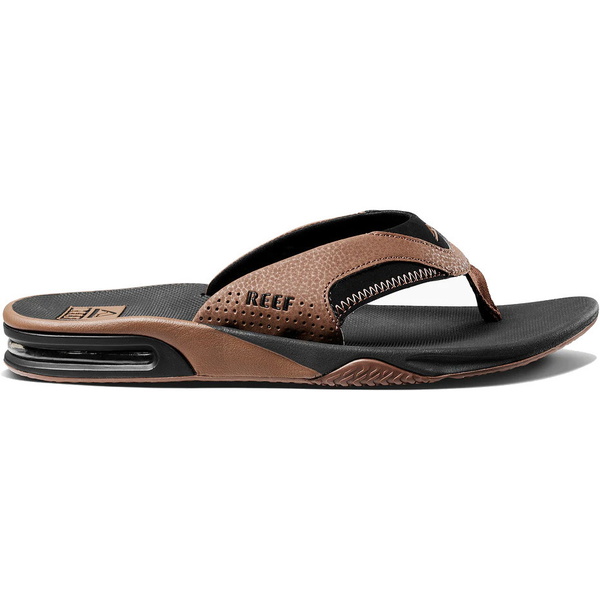 2026 Tongs Fanning Hommes Reef Ci8102 - Noir / Tan
