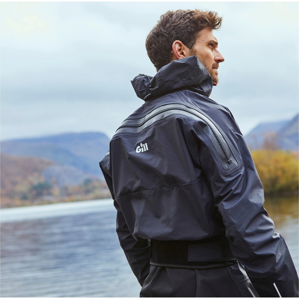 2026 Gill Verso Back Zip Combinaison étanche Avec Fermeture éclair 4805 - Graphite