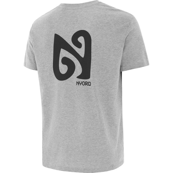 2026 Nyord Logo T-shirt Sx087 - Gris Chiné