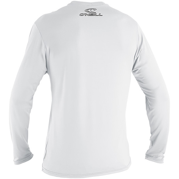 2026 O'neill Skins Basiques Jeunesse Manches Longues Rash Tee Blanc 4341
