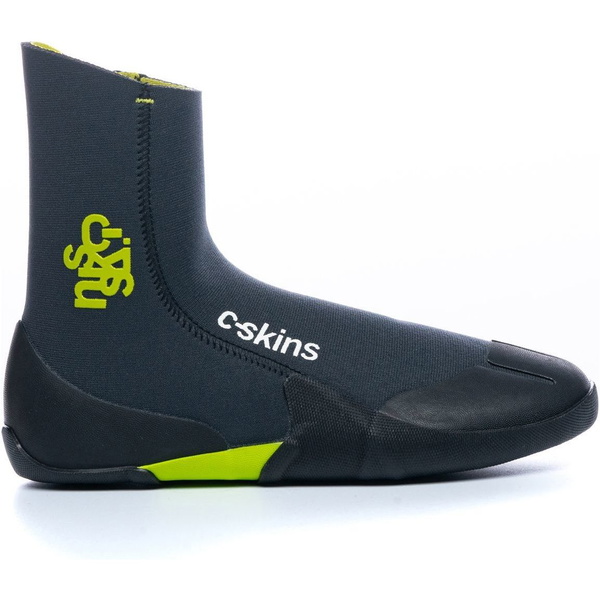 2026 C-Skins Enfants Legend 3.5mm Bottes Zippées En Néoprène à Bout Rond C-BOLEJZ - Graphite / Flash Green / Black