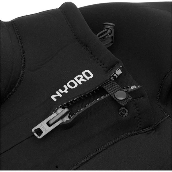 2025 Nyord Womens Furno Ultra Plus 5/4mm Chest Zip Wetsuit FUPW54001 - Black