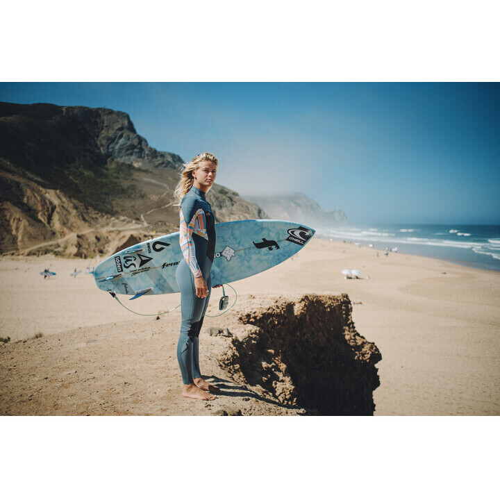 2024 O'Neill Femmes Epic 4/3mm Chest Zip Combinaison Néoprène 5356 - Shade / Arta Geo