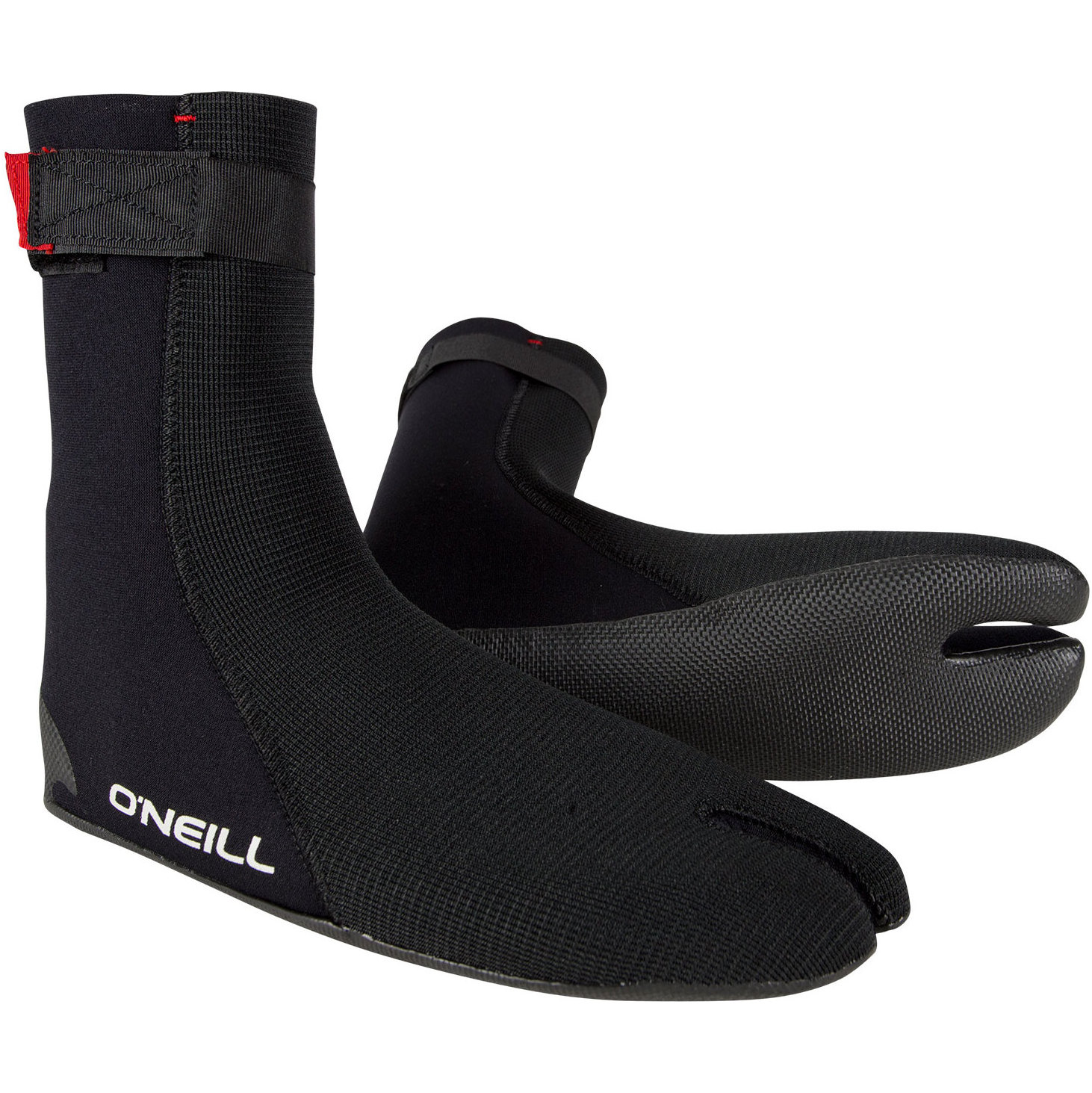 2026 O'neill Heat Ninja 3mm Bottes à Bouts Fendus 4786 - Noir