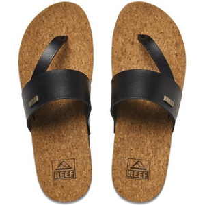 2024 Reef Womens Cushion Sol Hi Sandals CI8827 Black Tan