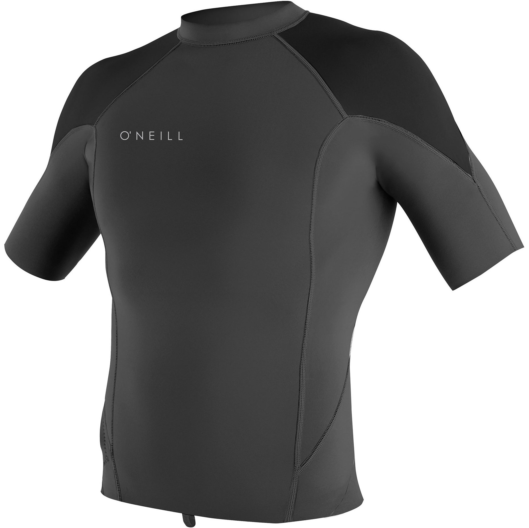 Haut De Combinaison De Plongée à Manches Courtes 2024 O'Neill Reactor II 1mm Homme 5081 - Graphite / Noir / Gris Froid