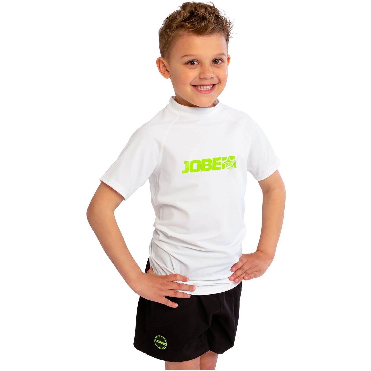 2025 Jobe Junior Manches Courtes Lycra Vest 544223003 - Blanc