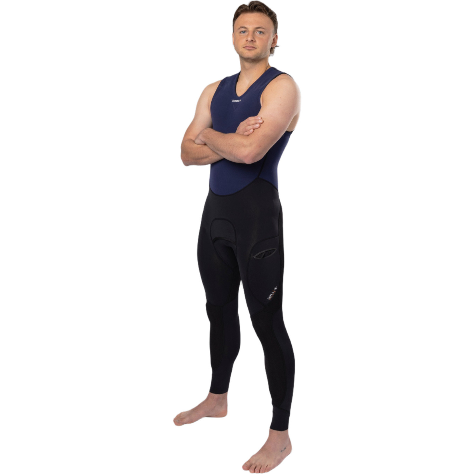 2026 Gul Hommes Code Zero 1mm Naeco Fl Long John CZ4309 - Black / Blue
