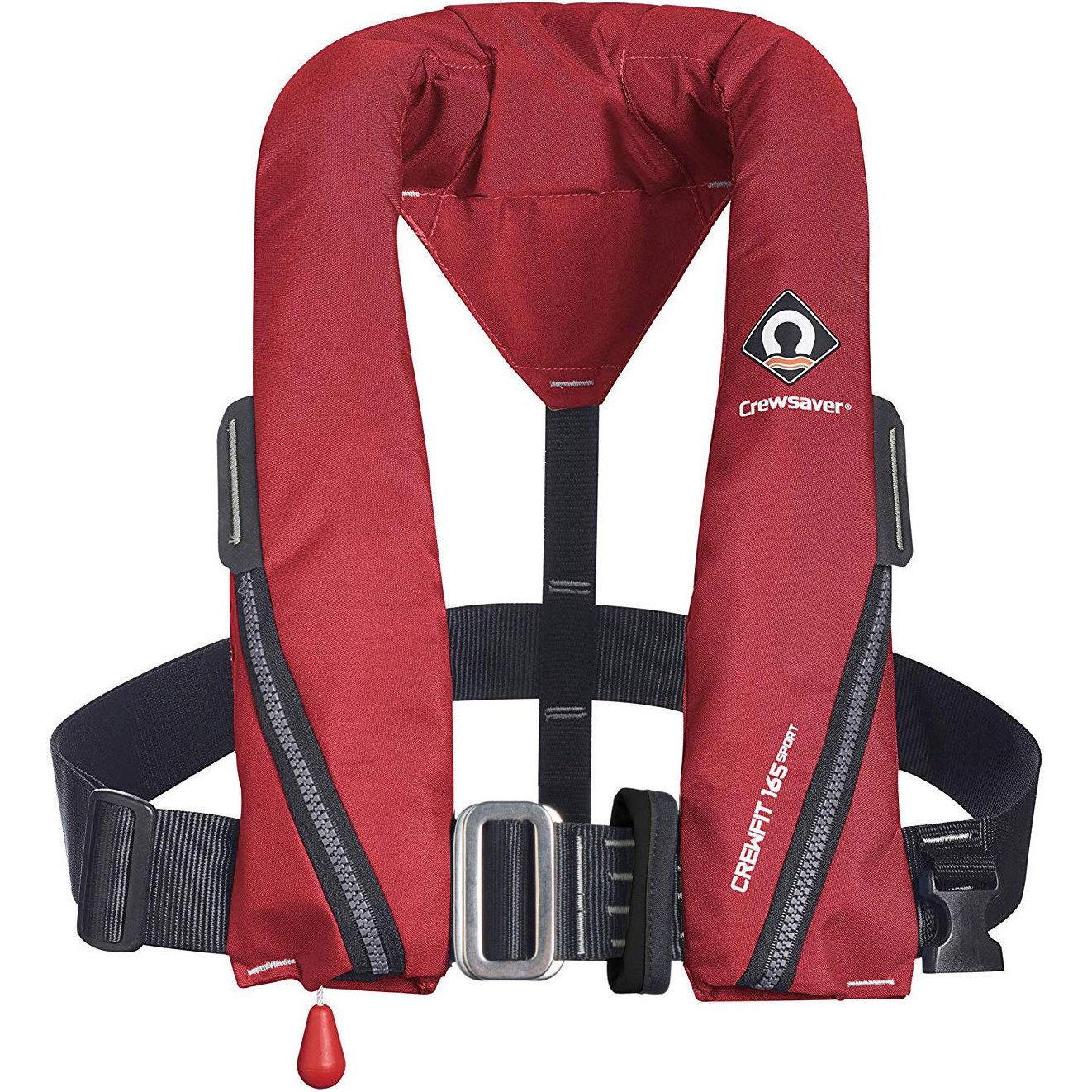 2026 Crewsaver Crewfit 165n Sport Harnais Manuel Gilet De Sauvetage 9715rm - Rouge