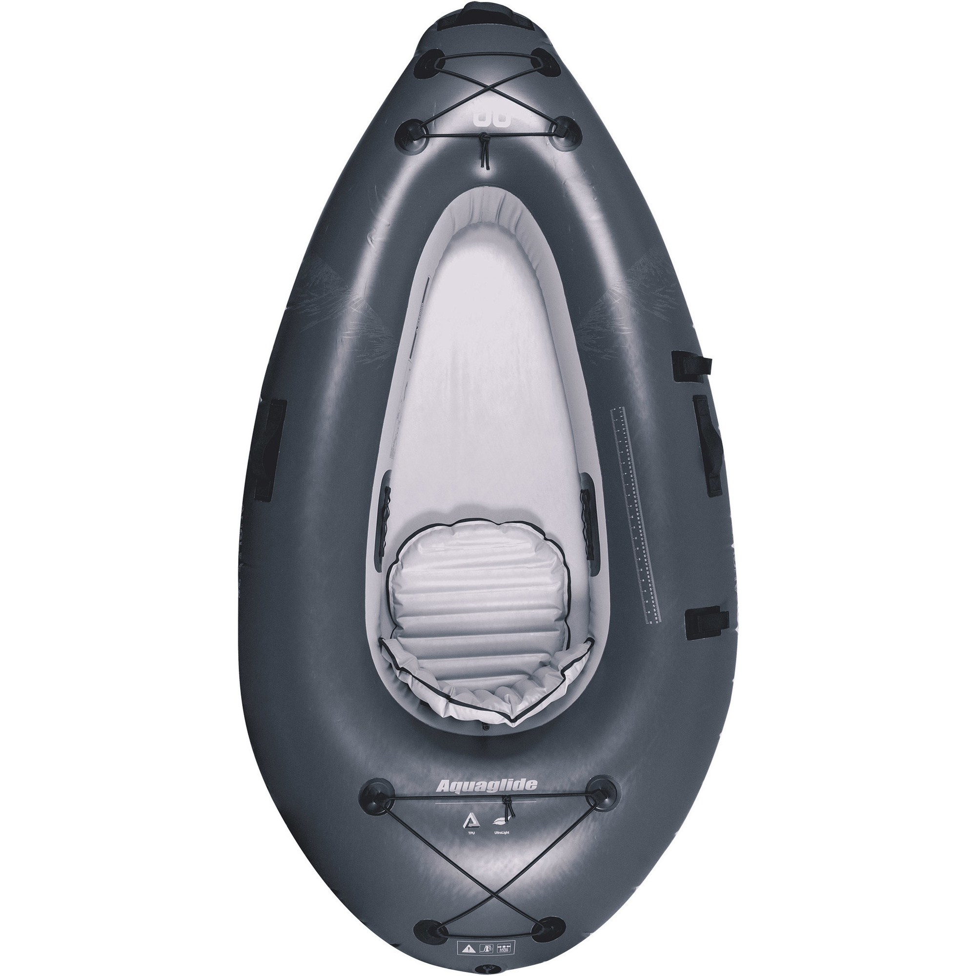 2026 Aquaglide Backwoods 75 Ultralight 1 Personne Pêcheur Kayak Agul1 - Navy