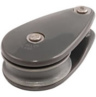 Dinghy Block Simple Palier Lisse Noir A278rb