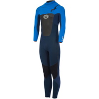 Lava Animal 5/4 5/4/3mm GBS Chest Zip Combinaison Noir Navy Navy