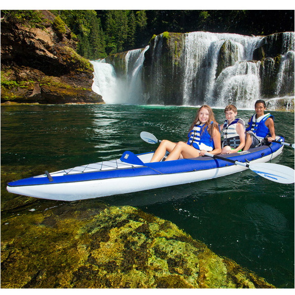 2026 Aquaglide Columbia XP Tandem XL Kayak + 2 + FREE pagaies POMPE