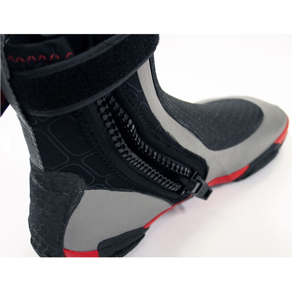 2019 Gul Cz Vent Pro 5mm Zippé Botte En Néoprène Bout Rond Noir / Gris Bo1279 A8