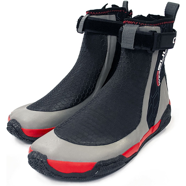 2019 Gul Cz Vent Pro 5mm Zippé Botte En Néoprène Bout Rond Noir / Gris Bo1279 A8