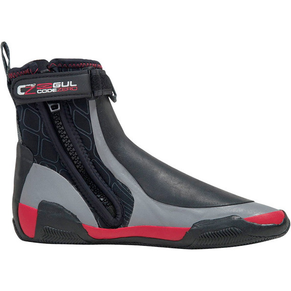 2019 Gul Cz Vent Pro 5mm Zippé Botte En Néoprène Bout Rond Noir / Gris Bo1279 A8