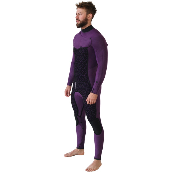 2020 Billabong Hommes Furnace Absolute 5/4mm Chest Zip Combinaison Sable Noir Q45m09