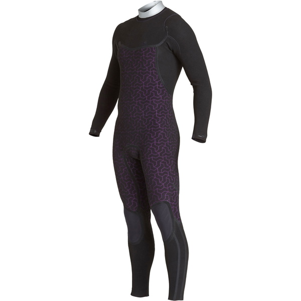 Combinaison Furnace 4/3mm 201 4/3mm Pour Hommes De Billabong Combinaison De Chest Zip Noire Q44m03
