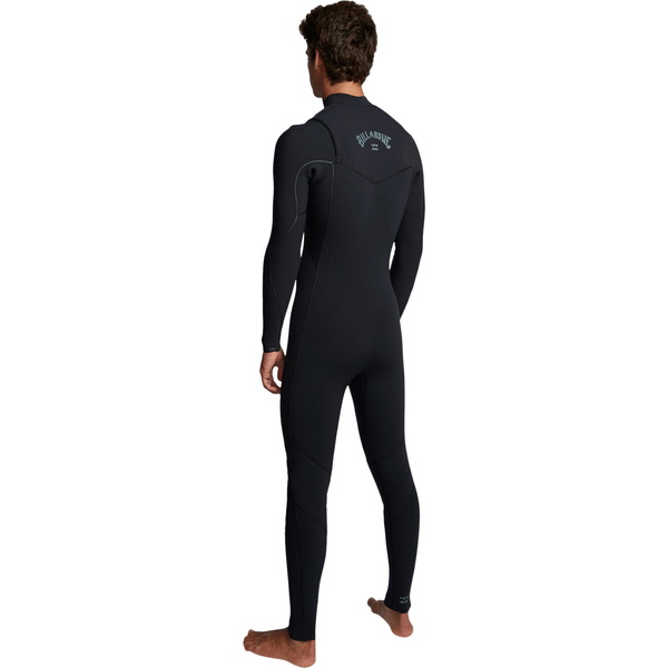 Combinaison Furnace 4/3mm 201 4/3mm Pour Hommes De Billabong Combinaison De Chest Zip Noire Q44m03