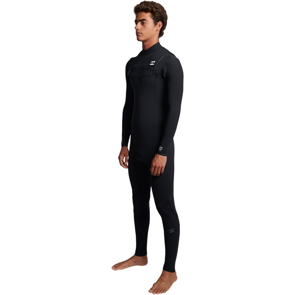 Combinaison Furnace 4/3mm 201 4/3mm Pour Hommes De Billabong Combinaison De Chest Zip Noire Q44m03