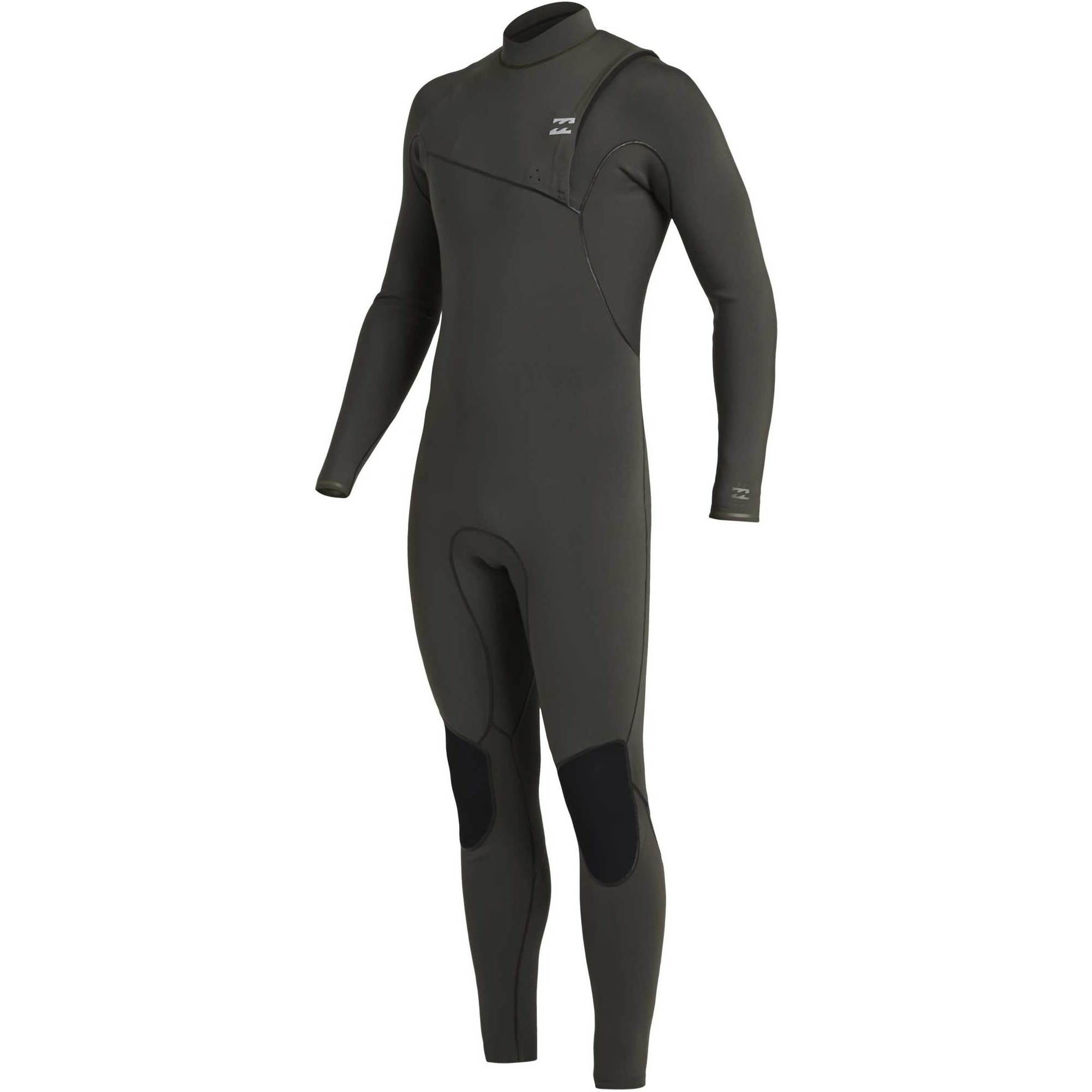 2021 Billabong Hommes Furnace Naturel 4/3mm Zipperless Combinaison U44m50 - Mousse Noire