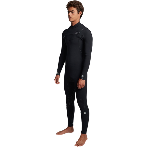 Furnace 2019 Pour Hommes De Billabong Ultra Combinaison Chest Zip 4/3mm Noir Q44m02