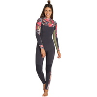 Femmes Salty DayZ 3/2mm Chest Zip Combinaison Tropicale