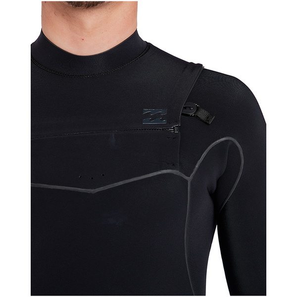 Billabong Furnace Carbone Ultra 4/3mm Chest Zip Combinaison L44m01 Noir