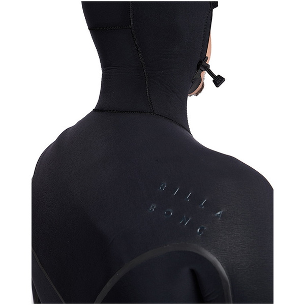 Billabong Furnace Carbone Ultra Capuchon 6/5mm Chest Zip Combinaison Noir L46m01