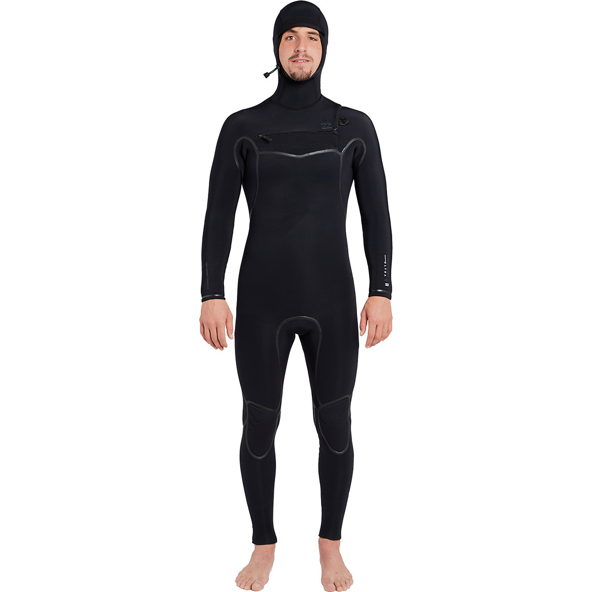 Billabong Furnace Carbone Ultra Capuchon 6/5mm Chest Zip Combinaison Noir L46m01