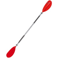 Pagaie De Kayak Bravo KWB 220 Cm 2 Pièces En Aluminium à Lame Courbée