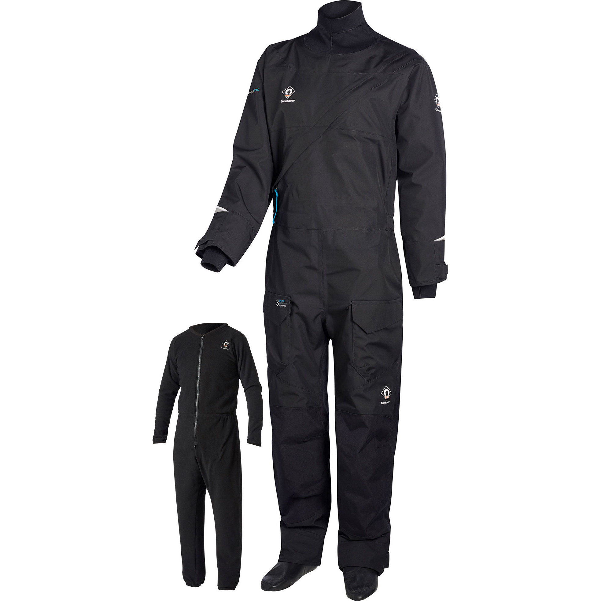 2026 Crewsaver Atacama Pro Combinaison De Plongée Sèche Et Sous-combinaison Gratuite 6556 - Black