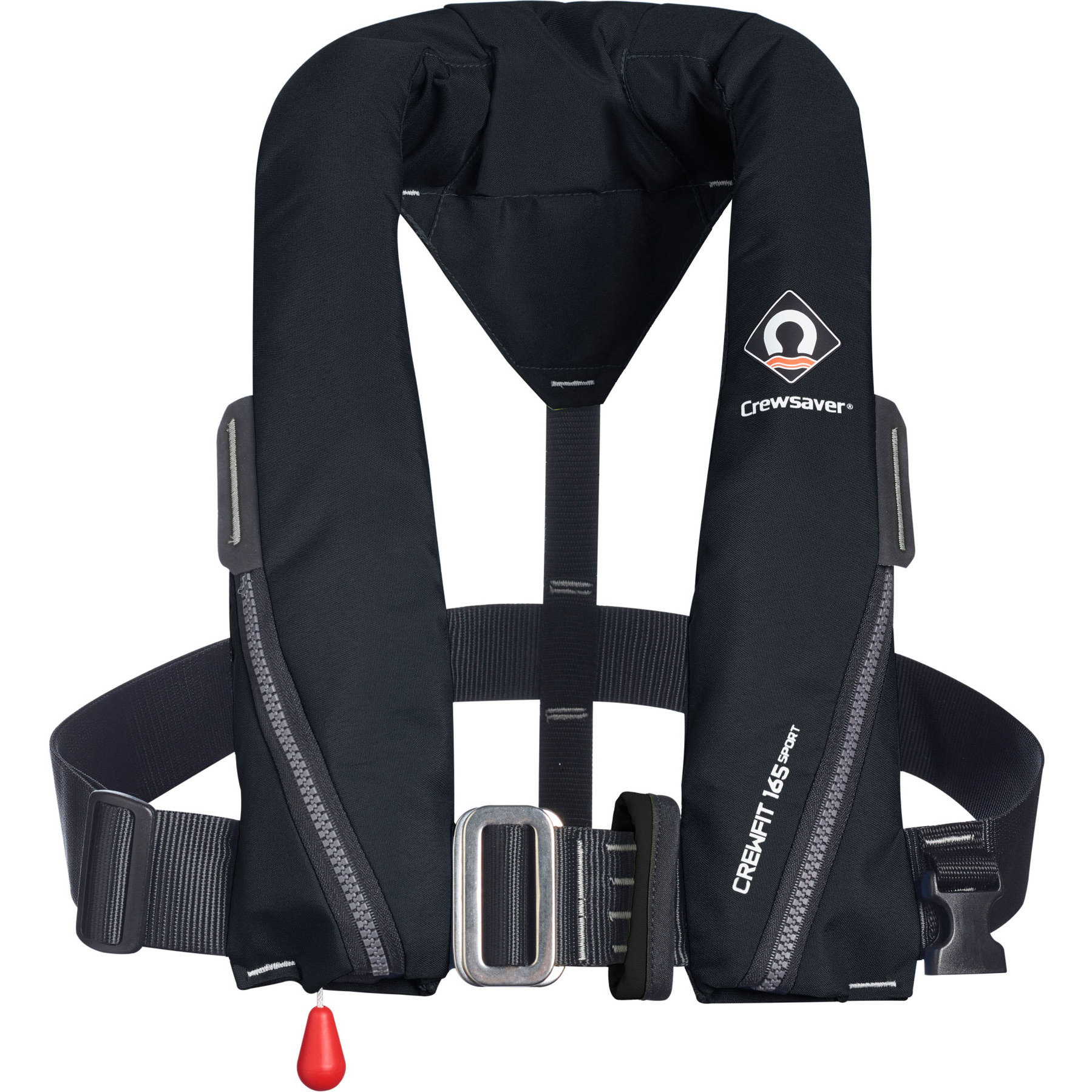 2026 Crewsaver Crewfit 165n Sport Harnais Automatique Gilet De Sauvetage 9715bla - Noir