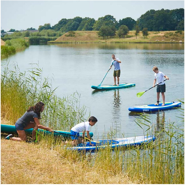 Planche De Stand Up Paddle Board Gonflable Jobe Jobe 2020 Jobe X 32 "avec Pagaie, Sac à Dos, Pompe Et Laisse