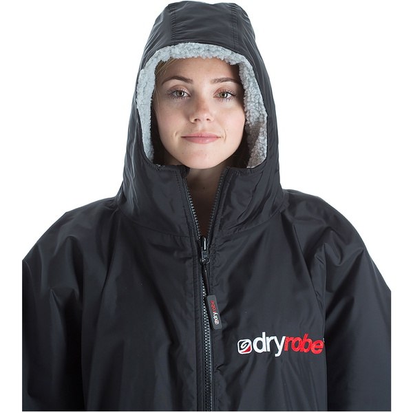 2023 Dryrobe Advance Chandail à Manches Courtes Robe DR100 - Black / Grey