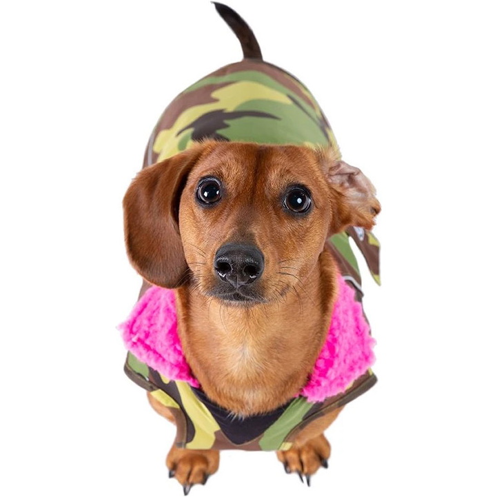 Manteau Pour Chien « 2026 Dryrobe » V3DRDC - Pink / Camouflage