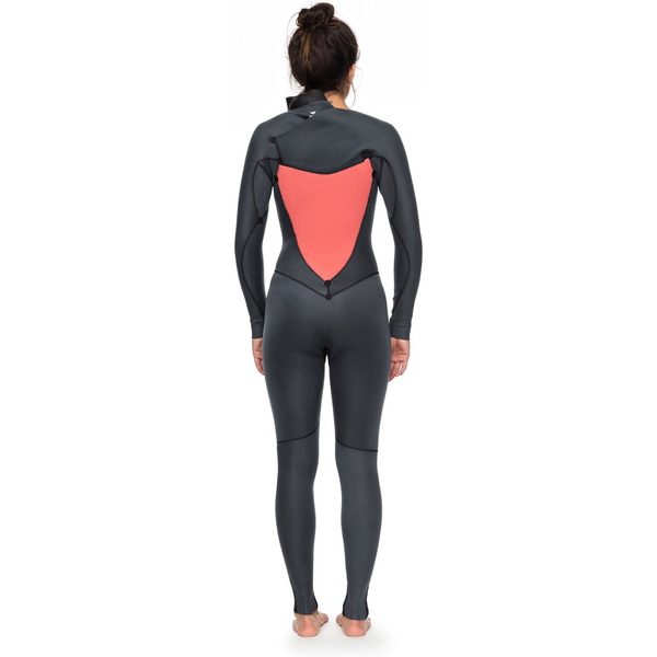 Roxy Combinaison isothermique LFS pour femmes, Syncro Plus, poitrine 4 / 3mm, noir, ERJW103030