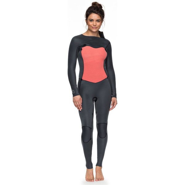 Roxy Combinaison isothermique LFS pour femmes, Syncro Plus, poitrine 4 / 3mm, noir, ERJW103030