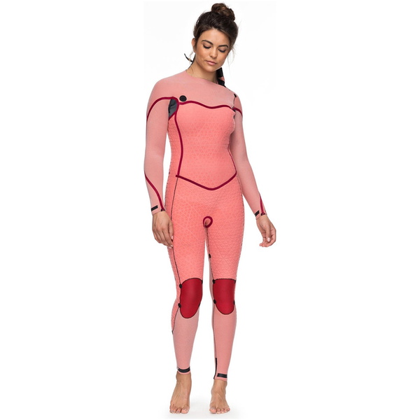 2018 Combinaison Roxy Womens Performance 4 / 3mm Zip Combinaison NOIRE ERJW103032