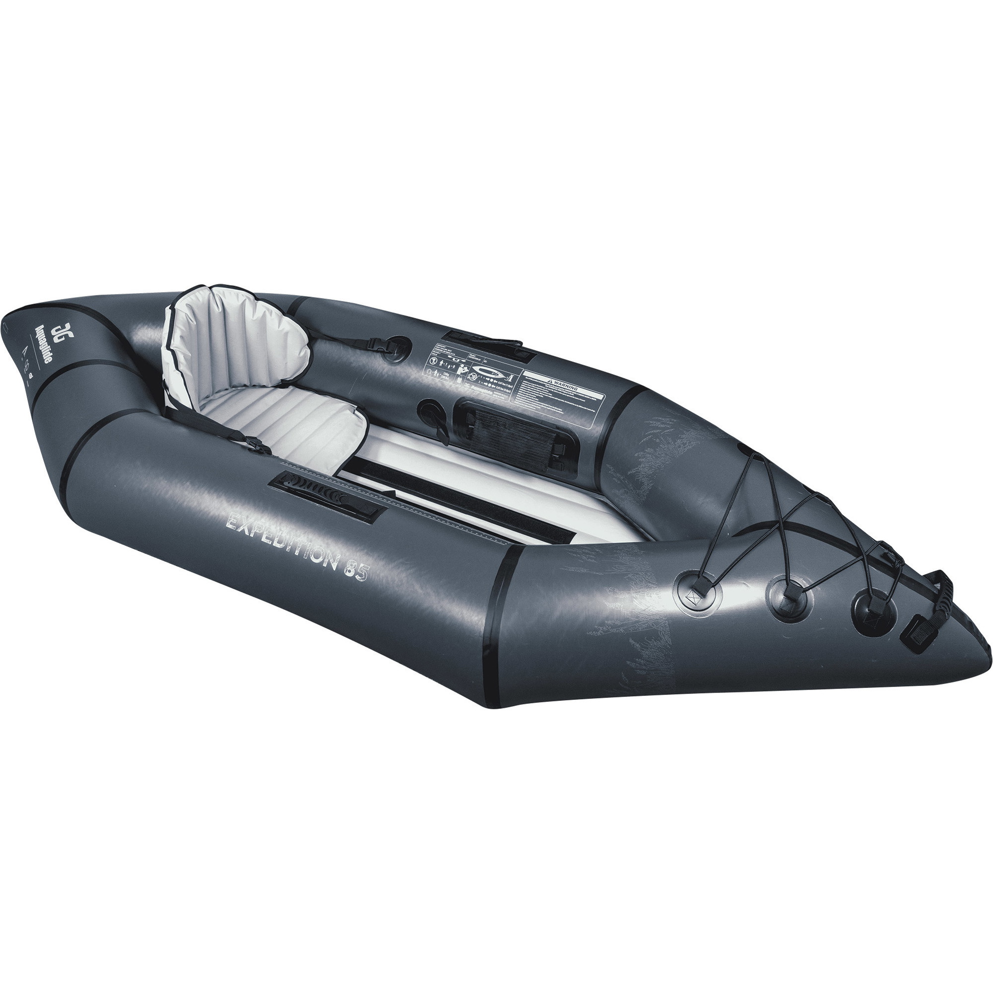 2026 Aquaglide Expédition Backwoods 85 Ultraléger 1 Personne Kayak AGEXP1 - Navy