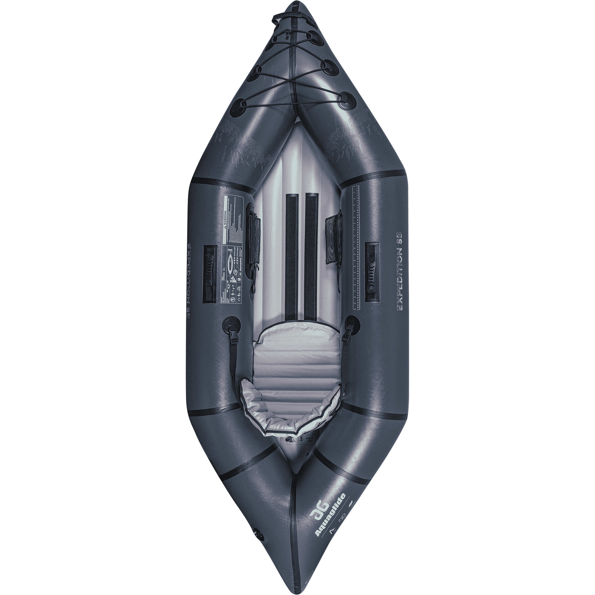 2026 Aquaglide Expédition Backwoods 85 Ultraléger 1 Personne Kayak AGEXP1 - Navy