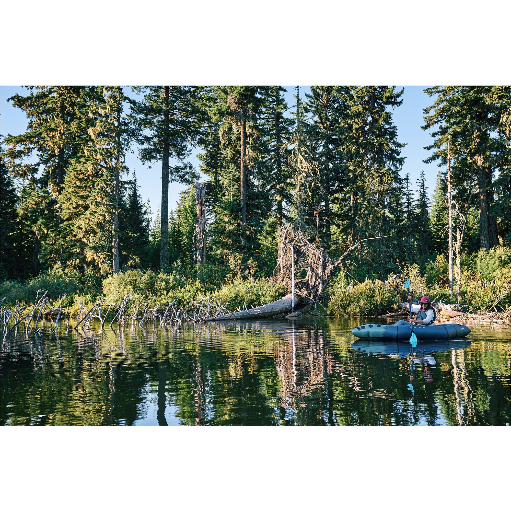 2026 Aquaglide Expédition Backwoods 85 Ultraléger 1 Personne Kayak AGEXP1 - Navy