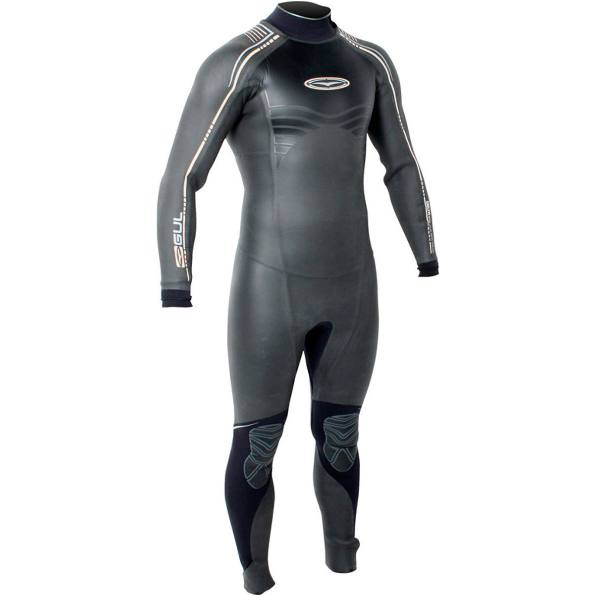 Gul Delta Combinaison De Plongée Avec Back Zip Planche Back Zip Voile 5/3mm Noir / Argenté De1204