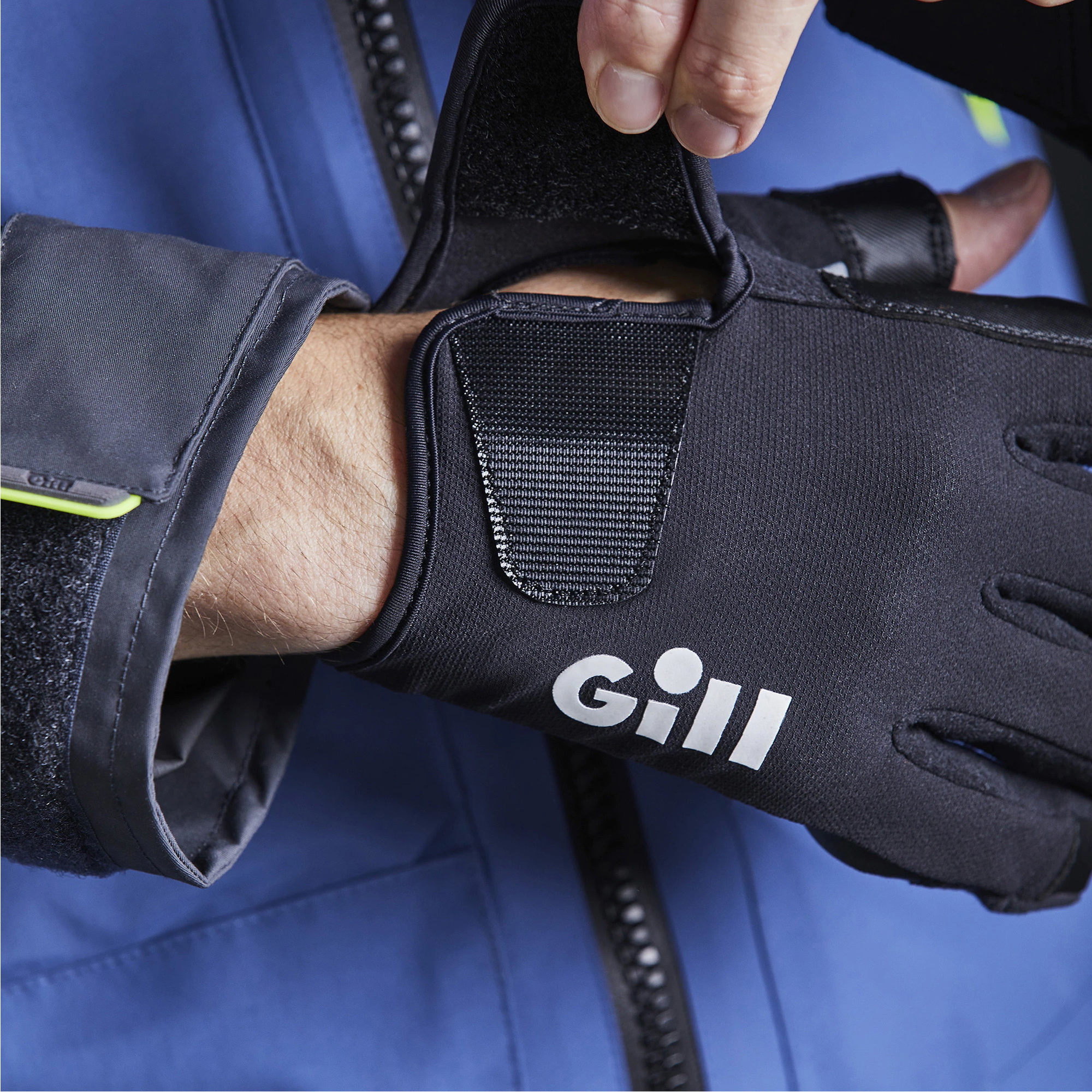 Gill Double Pack Championship Short & Long Finger Sailing Gloves - Black