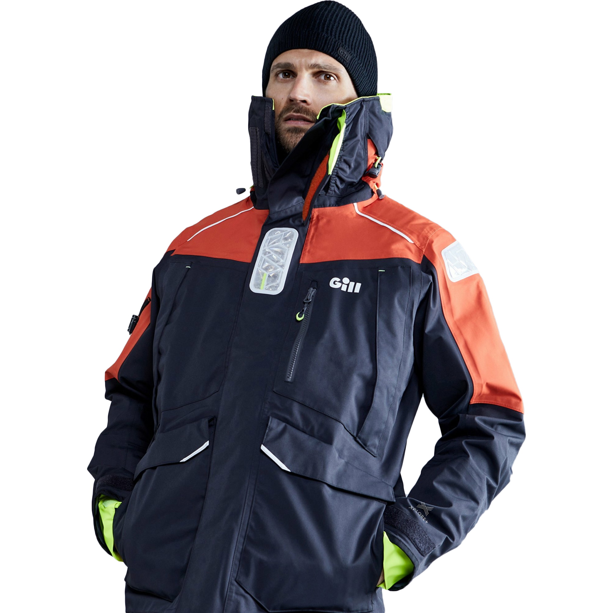 2026 Gill Hommes OS1 Ocean Sailing Suit GMOS1CS - Graphite / Orange