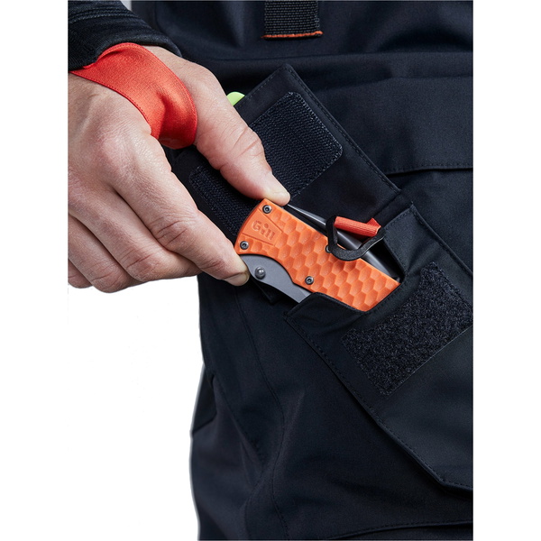 2025 Gill Hommes OS1 Ocean Pantalon De Voile OS13T - Graphite / Orange