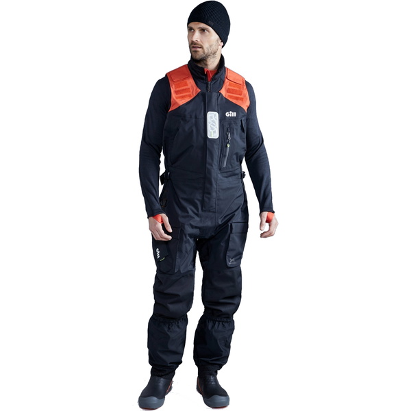 2025 Gill Hommes OS1 Ocean Pantalon De Voile OS13T - Graphite / Orange