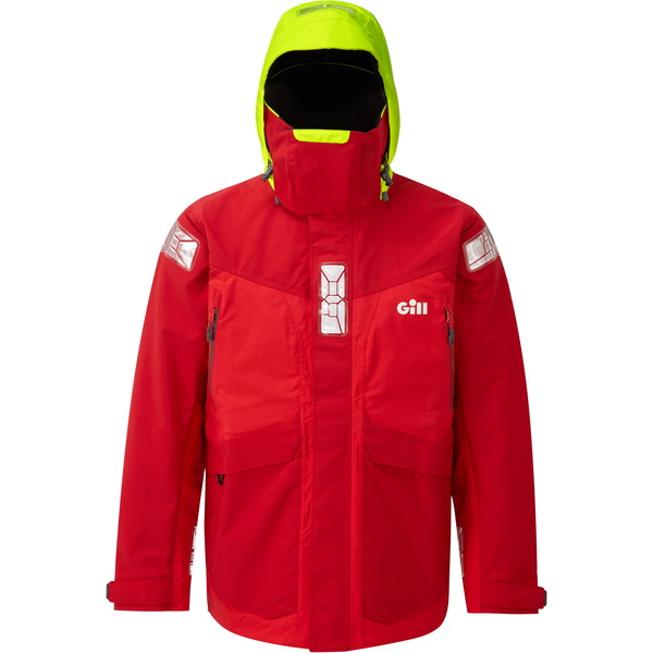 2021 Gill Os2 Offshore Veste Pour Hommes Rouge Os24j