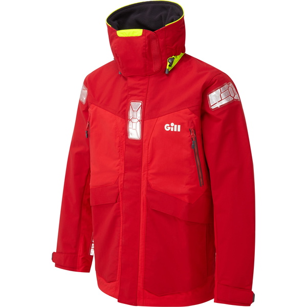 2021 Gill Os2 Offshore Veste Pour Hommes Rouge Os24j