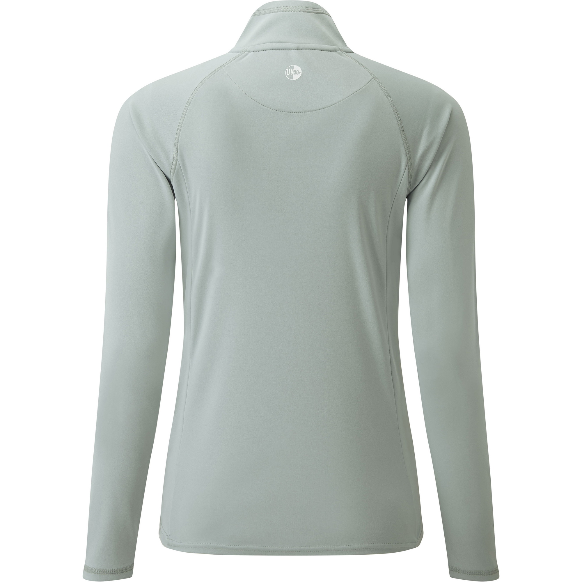 2026 Gill Womens UV Tec Zip Neck Top Grey UV009W
